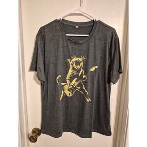 Rock and Roll Kitty Shirt-NWT-Size XL